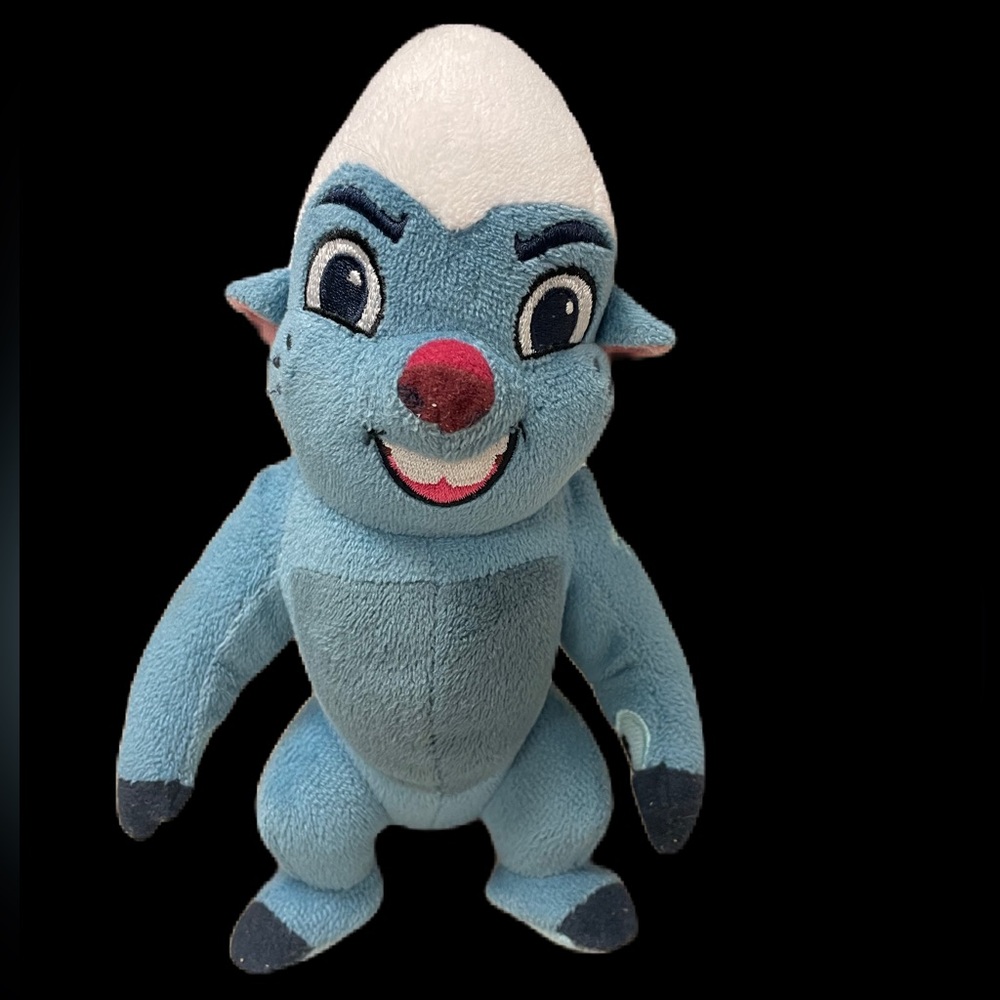 Disney Lion Guard Bunga Honey Badger Plush Stuffed Toy Blue White Just Play 7"